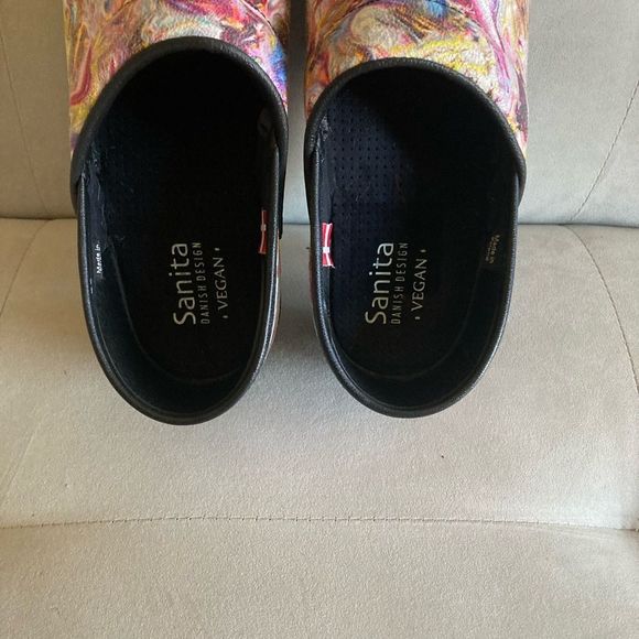 Sanita Swirl Pattern Clogs Size EU 38 US 7 - Picture 6 of 9